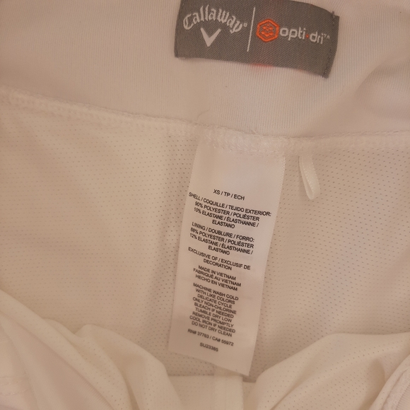 Callaway Opti Dri Pleated Performance Golf or Tennis Skirt, SZ XS - Picture 6 of 12